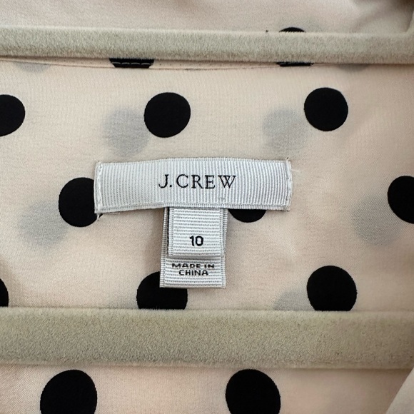 J. Crew Polka Dot Silk Blouse - Picture 3 of 5